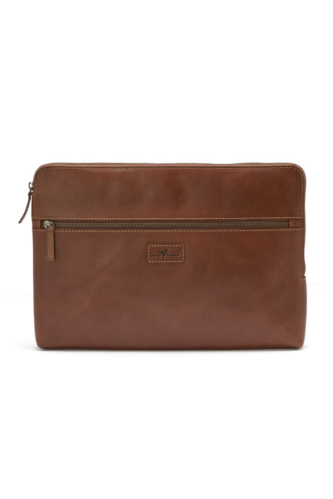Leather Line Computer Case, cognac från Derby of Sweden