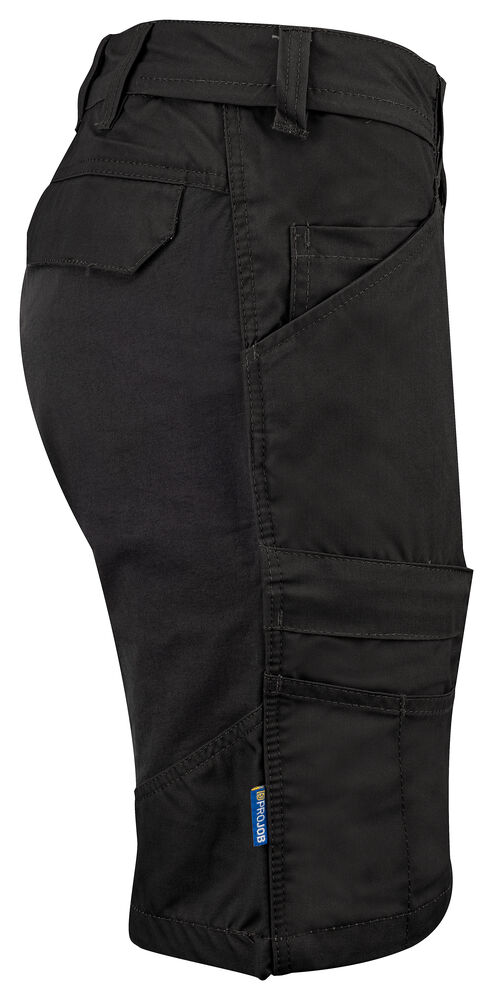 Projob 2555 SHORTS MED STRETCHPANELER, DAMEMODEL - Black/Yellow [99] / C32