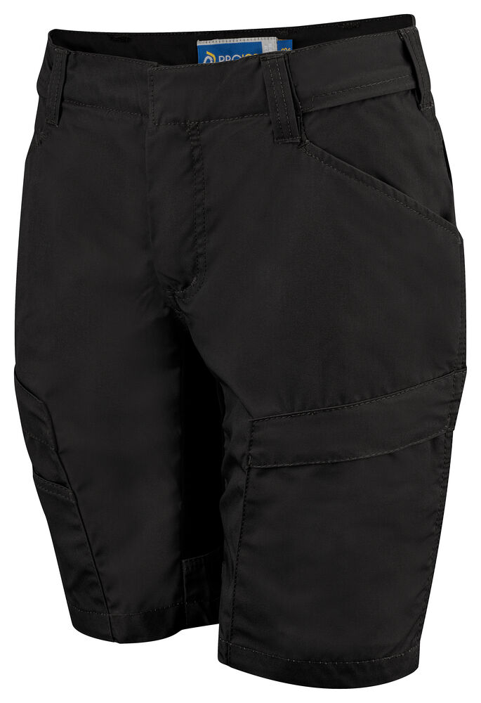 Projob 2555 SHORTS MED STRETCHPANELER, DAMEMODEL - Black/Yellow [99] / C32