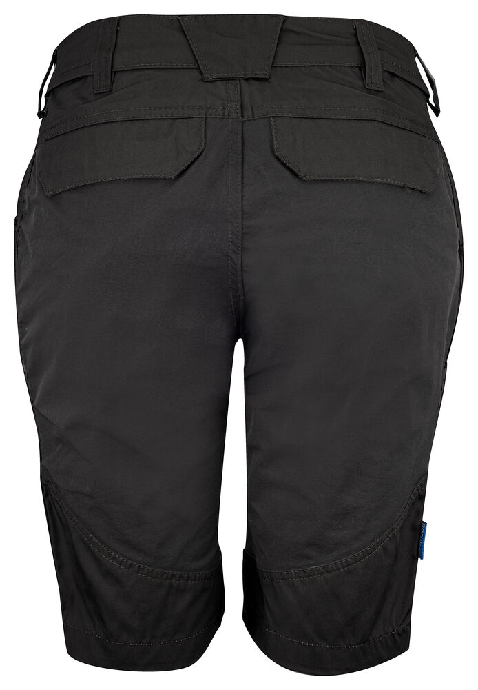 Projob 2555 SHORTS MED STRETCHPANELER, DAMEMODEL - Black/Yellow [99] / C32