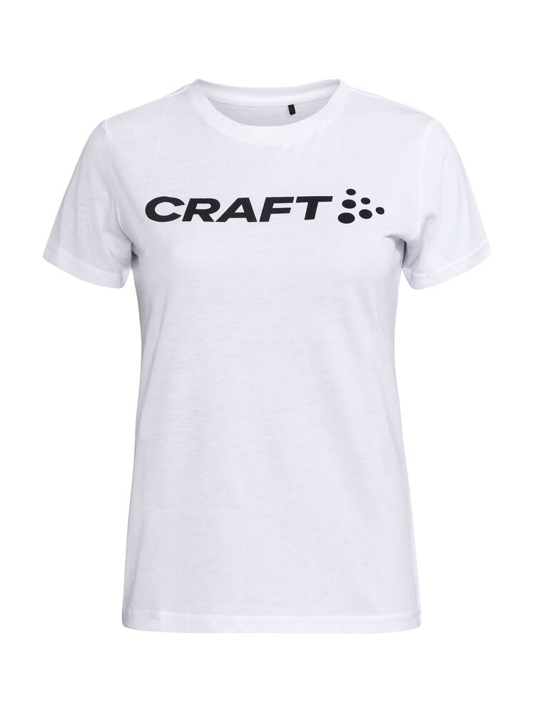 Community Logo SS Tee W från Craft i White-melange