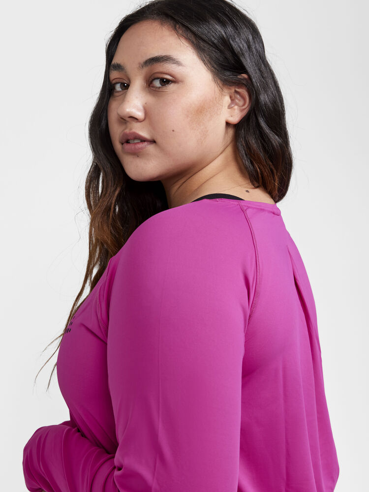 Craft Core Essence Ls Plus Tee W - Roxo (retail) [486000] / XL