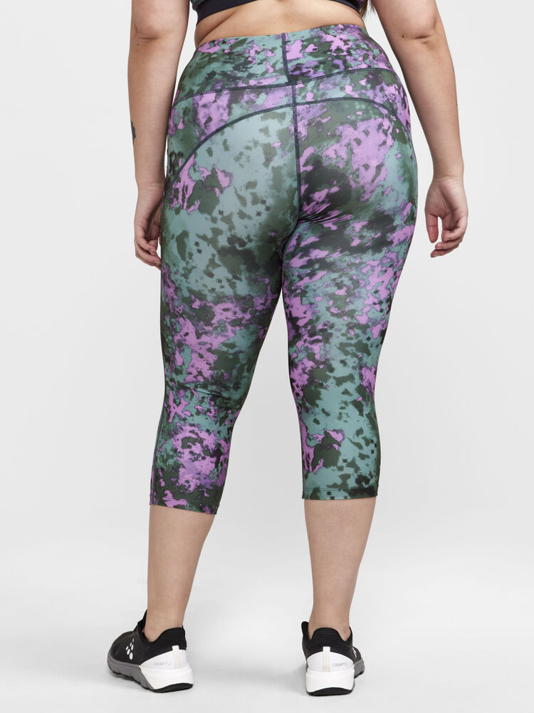 Craft ADV Essence Plus Capri W - Juniper/Multi (retail) [680007] / XL