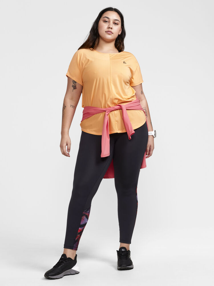 Craft Core Essence SS Plus Tee W - Peach (retail) [582000] / XL