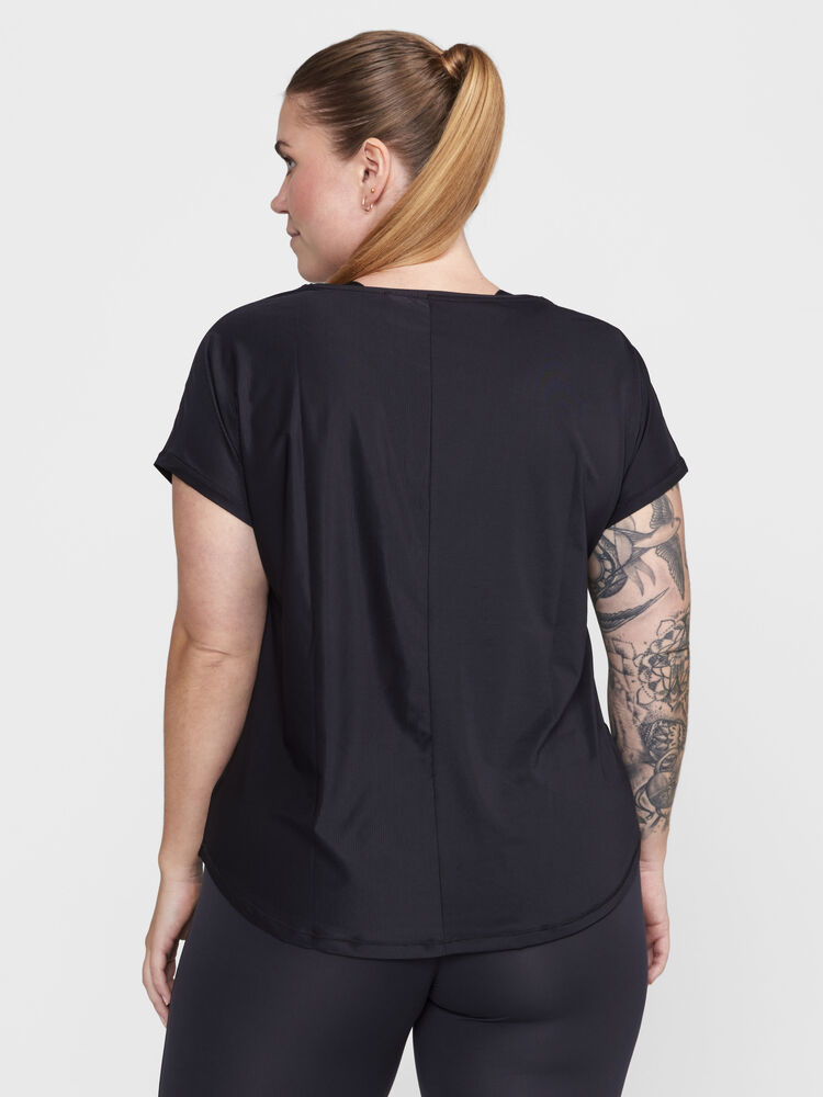 Craft Core Essence SS Plus Tee W - Black AW25 [999000] / XL