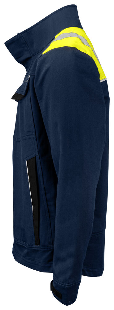 Projob 5437 SERVICEJAKKE, BOMULD - Navy/Yellow [5810] / XS