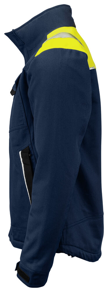Projob 5438 SERVICEJAKKE, BOMULD, FORET - Navy/Yellow [5810] / XS
