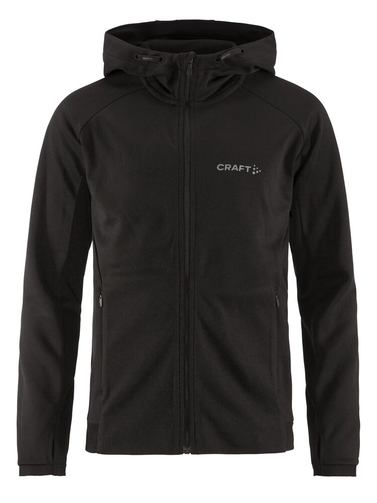Evolve Hood Jacket Jr från Craft i Black-logo