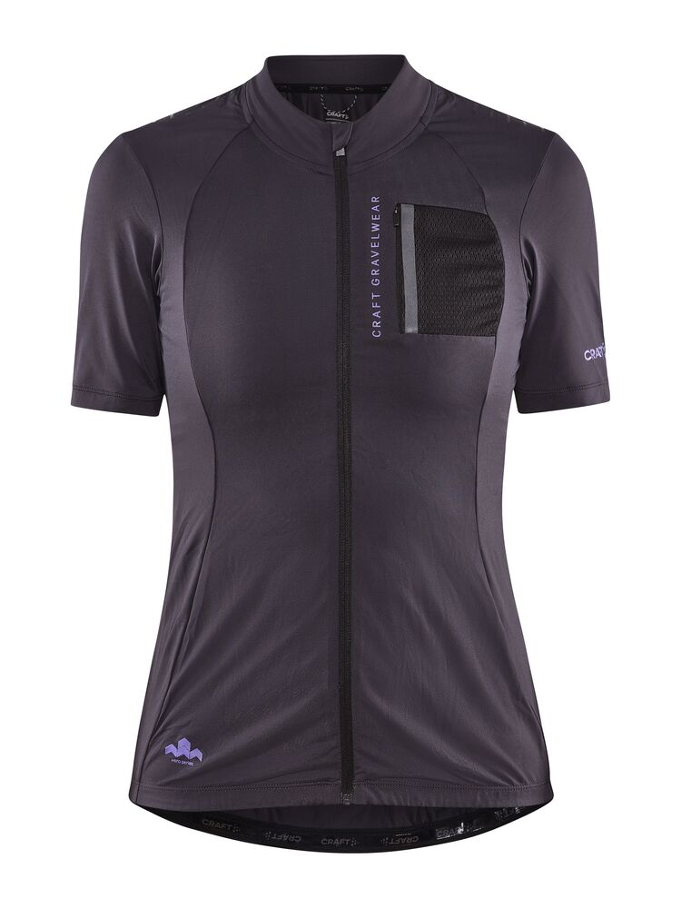 ADV Gravel Ss Jersey W från Craft i Slate-magic