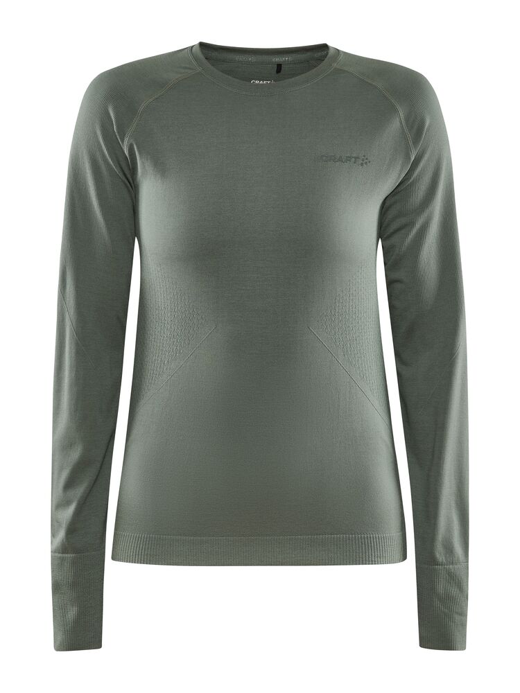 CORE Dry Active Comfort Ls W från Craft i Moss (box)