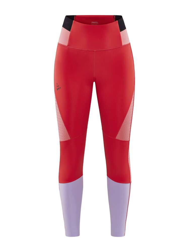 PRO CHARGE Blocked Tights W från Craft i Reddish-lavender