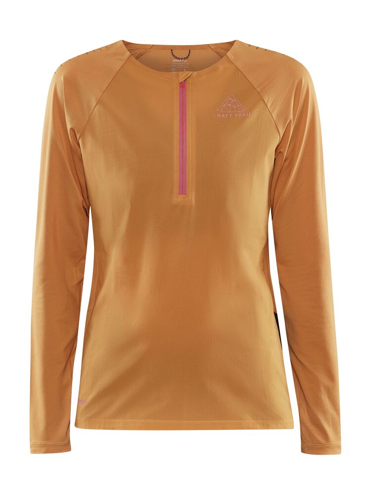 Craft PRO Trail Wind LS Tee W - Desert [574000] / XS