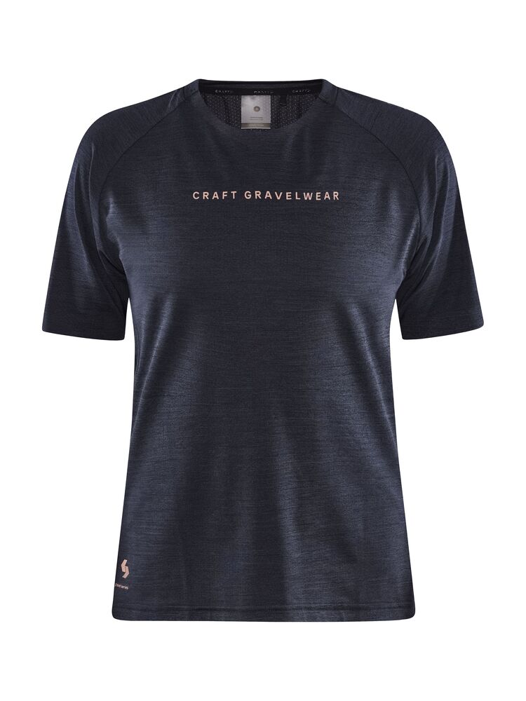 ADV Gravel Ss Tee W från Craft i Black-melange