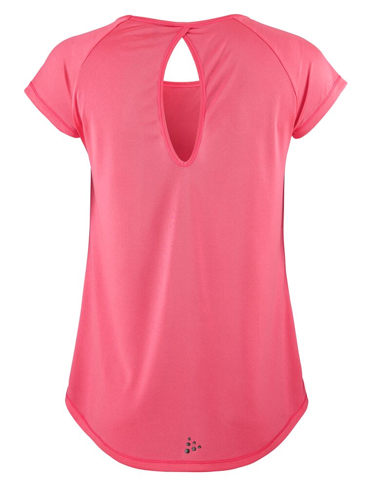 Craft Eaze SS Melange Tee W - Fuchsia Melange [745200] / XS