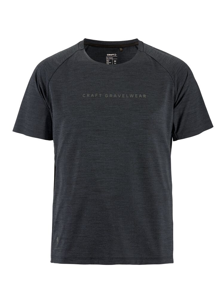 ADV Gravel Ss Tee M från Craft i Black-granite