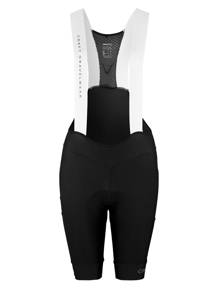 Craft PRO Gravel Bib Shorts W - Black AW25 [999000] / XS