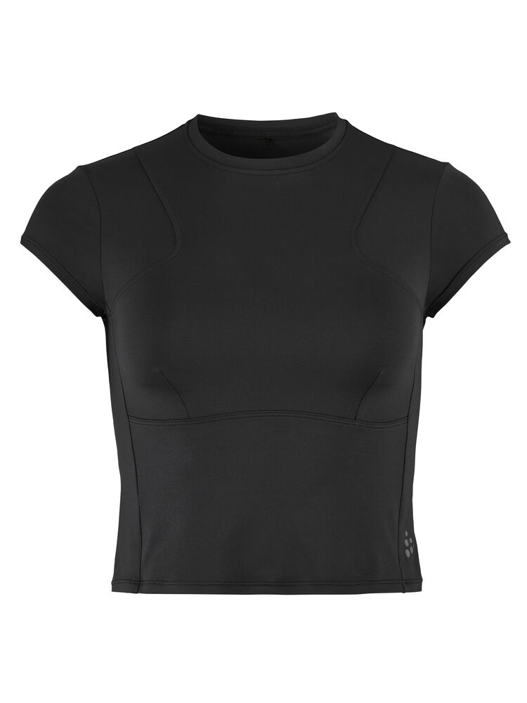 Craft ADV Tone Cropped Tee W - Black AW25 [999000] / XS