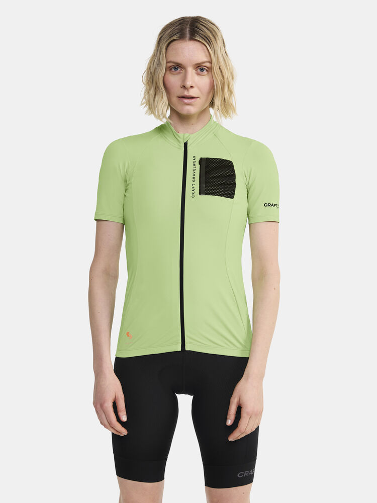 ADV Gravel Ss Jersey W från Craft i Spruce-black