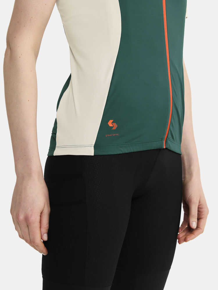 Craft ADV Gravel Ss Jersey W - Twig-Plaster [643214] / XS