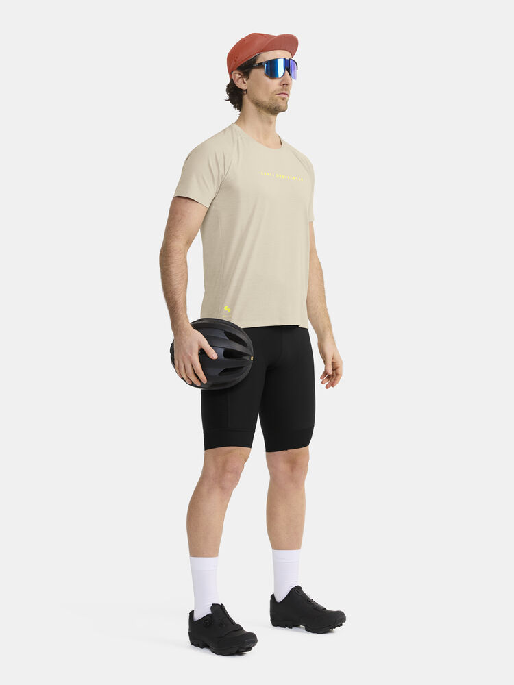 Craft ADV Gravel Ss Tee M - Plaster/Melange (retail) [214200] / XS