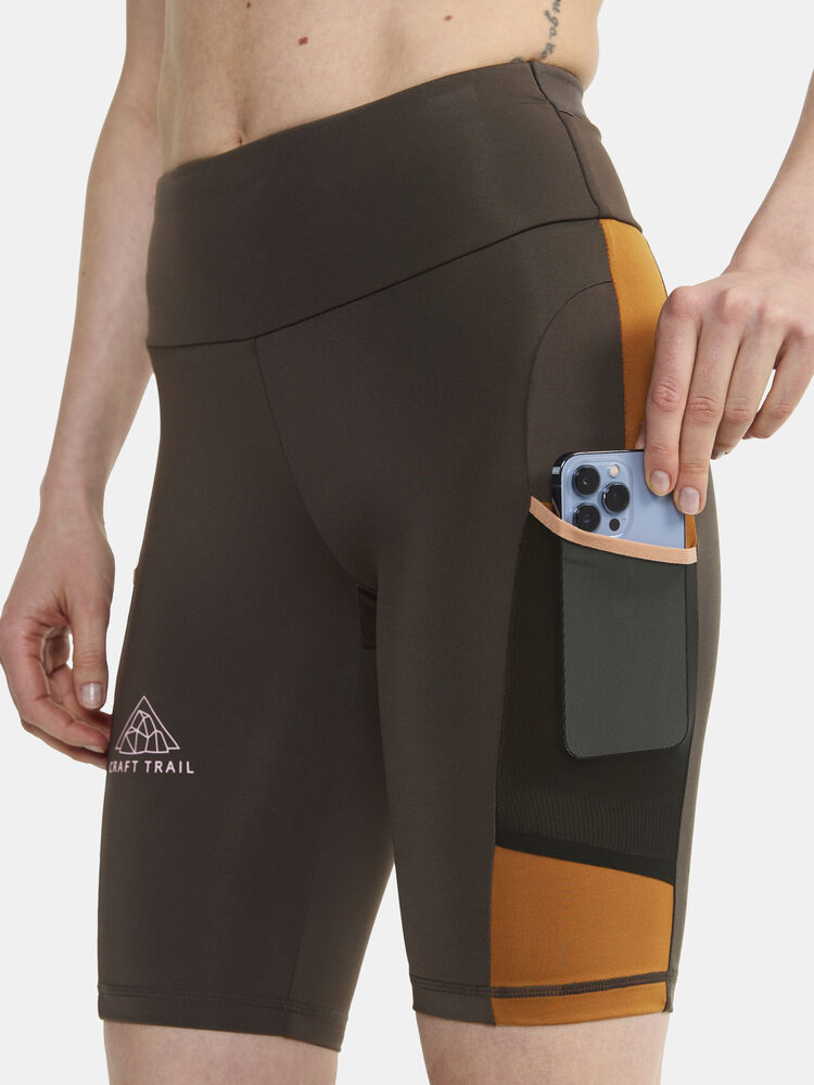 Craft PRO Trail Short Tights W - Slate-Mud [992250] / XS