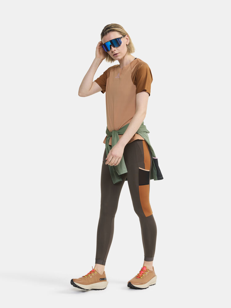 Craft PRO Trail SS Tee W - Cliff-Mud [791250] / XS