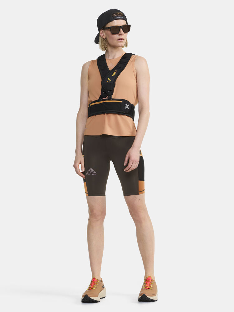 Craft PRO Trail Short Tights W - Slate-Mud [992250] / XS
