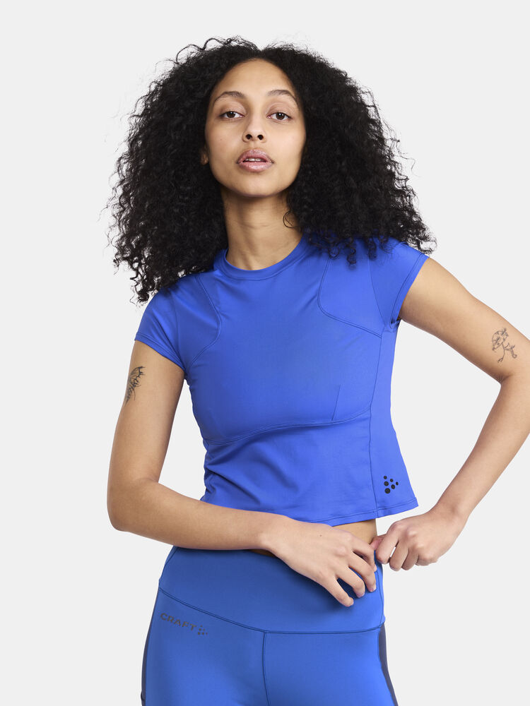 Craft ADV Tone Cropped Tee W - Jump (detail) [359000] / XS