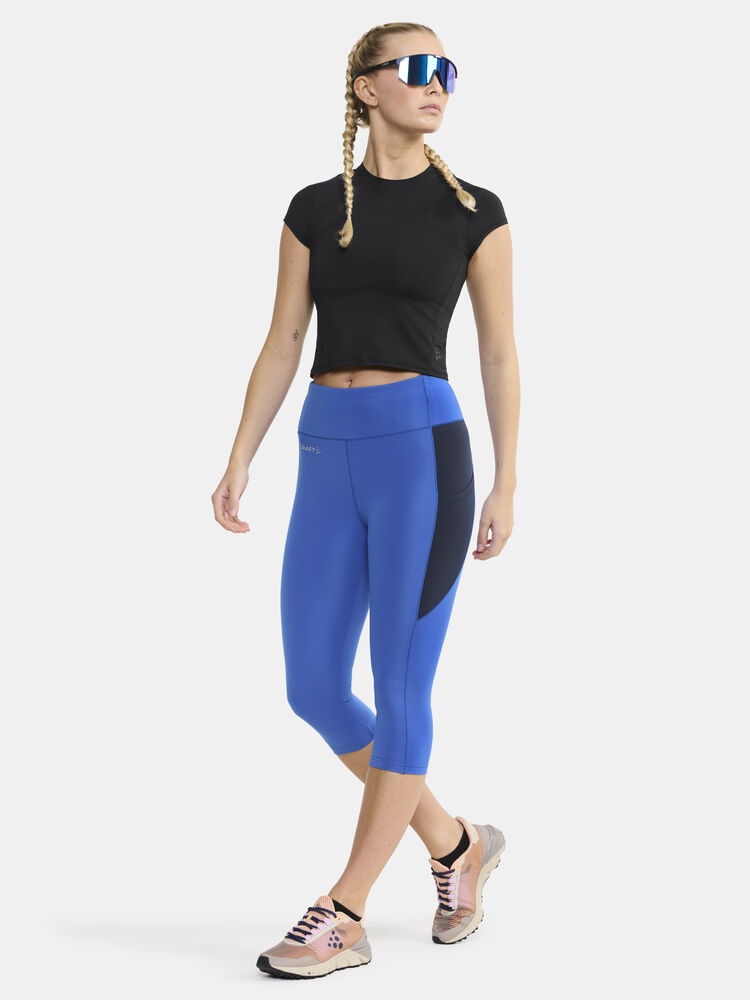 Craft ADV Tone Cropped Tee W - Black AW25 [999000] / XS
