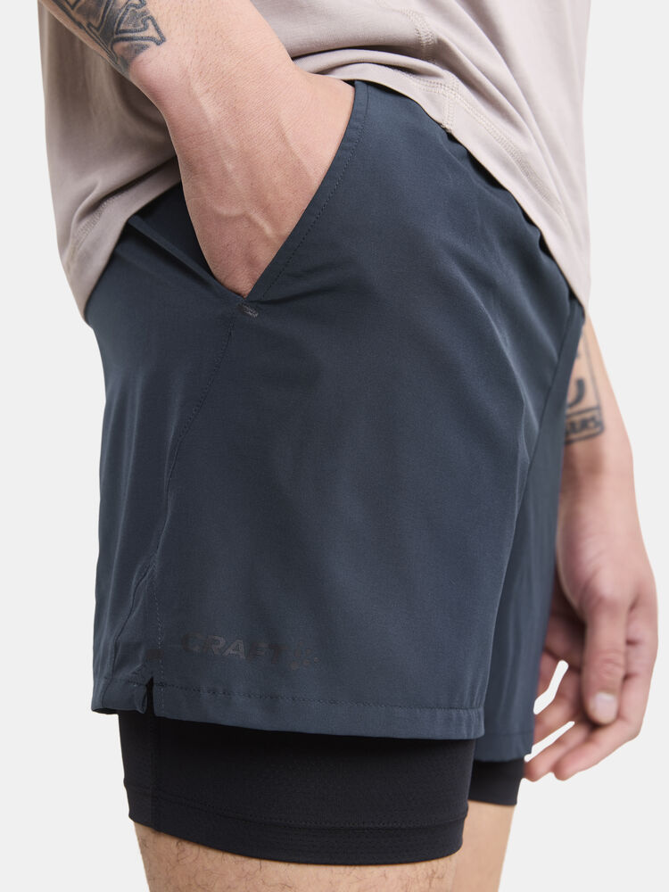 Craft ADV Essence 2-in-1 Stretch Shorts M - Dk Clay (retail) [244000] / XS