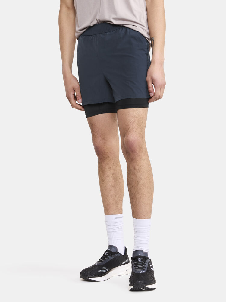 Craft ADV Essence 2-in-1 Stretch Shorts M - Dk Clay (retail) [244000] / XS