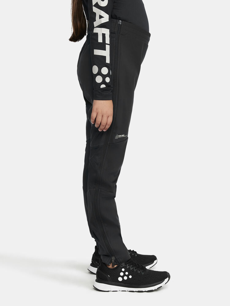 Craft CORE Nordic Club FZ Pants Jr - Black AW25 [999000] / 110/116