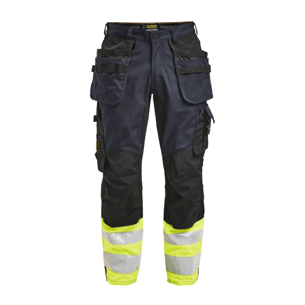 Jobman 2134 Hantverksbyxa Core Stretch Varsel, bild 3