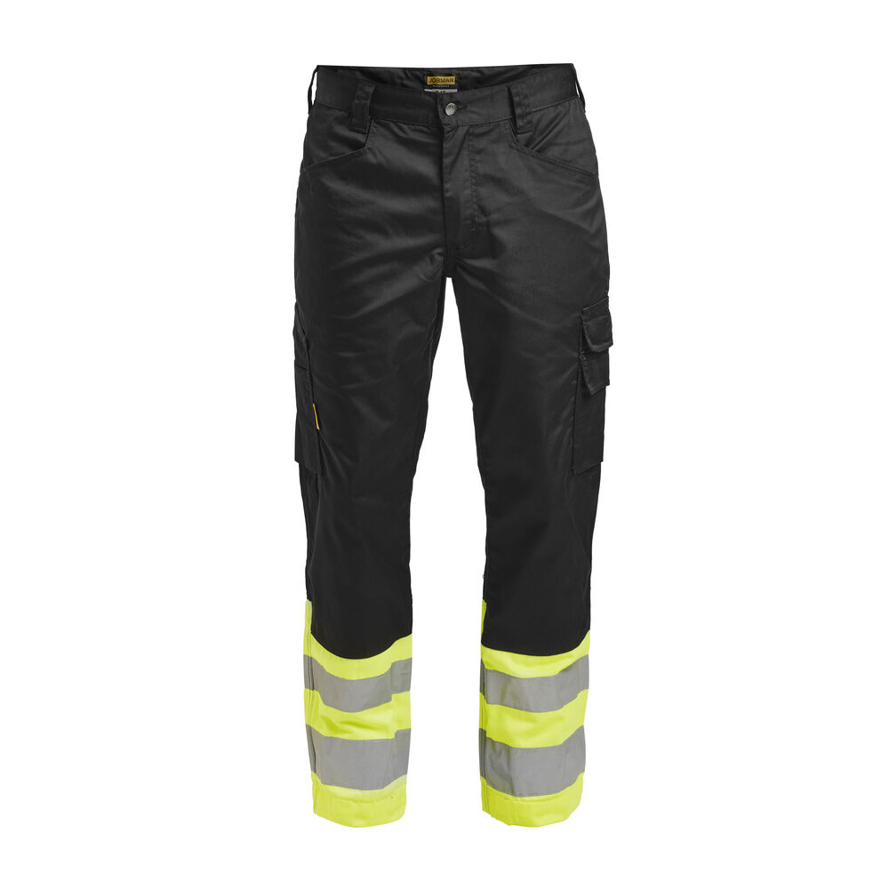 2314 Servicebyxa Varsel från Jobman i Svart/Gul