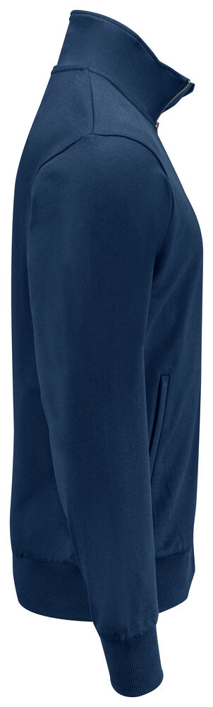 Projob 2134 SWEATSHIRT MED GENNEMGÅENDE LYNLÅS, 100% BOMULD - Navy Check [58] / XS