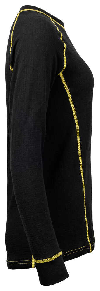 Projob 3109 UNDERTRØJE, DAME - Black/Yellow [99] / XS