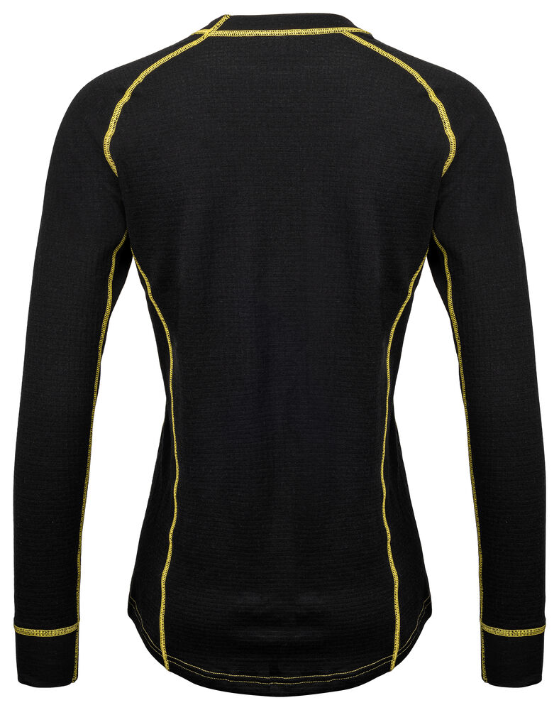 Projob 3109 UNDERTRØJE, DAME - Black/Yellow [99] / XS