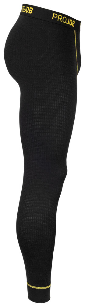 Projob 3508 UNDERBUKS, LANG - Black/Yellow [99] / XS