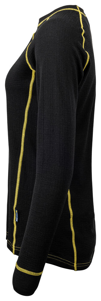 Projob 3109 UNDERTRØJE, DAME - Black/Yellow [99] / XS