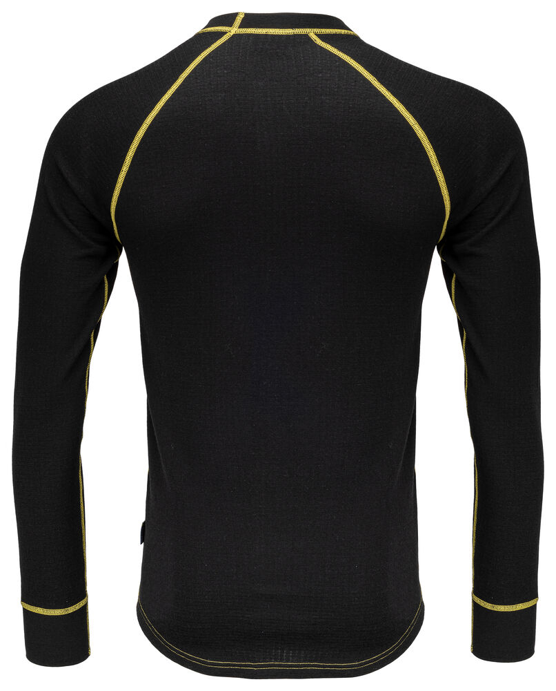 Projob 3108 UNDERTRØJE - Black/Yellow [99] / XS