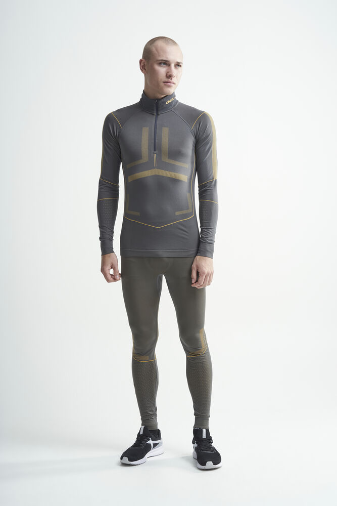 Craft Active Intensity Zip M - Granite-Amber [985549] / S