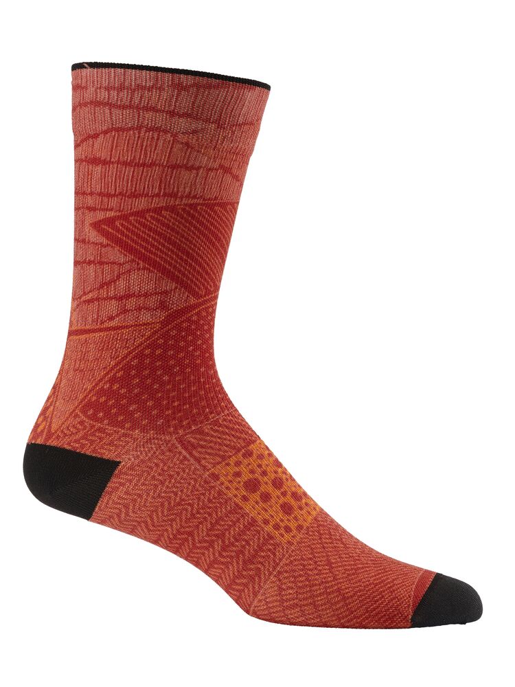 ADV Endur Graphic Sock från Craft i Rhubarb-sour