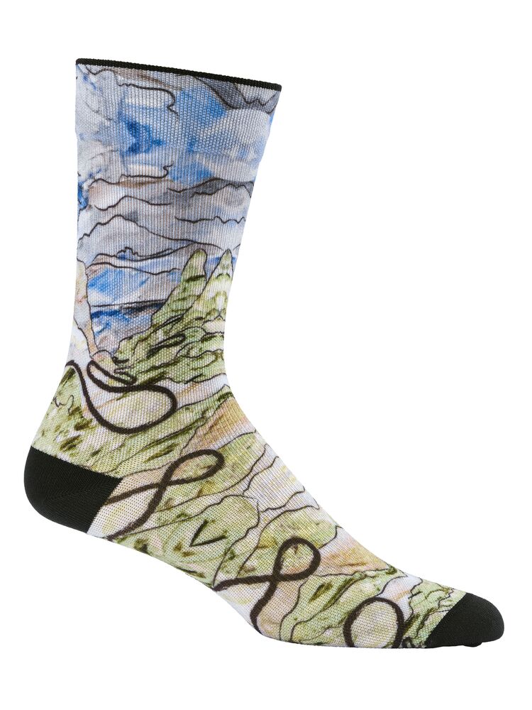 Craft ADV Endur Graphic Sock - Blaze-Free [396332] / 34/36