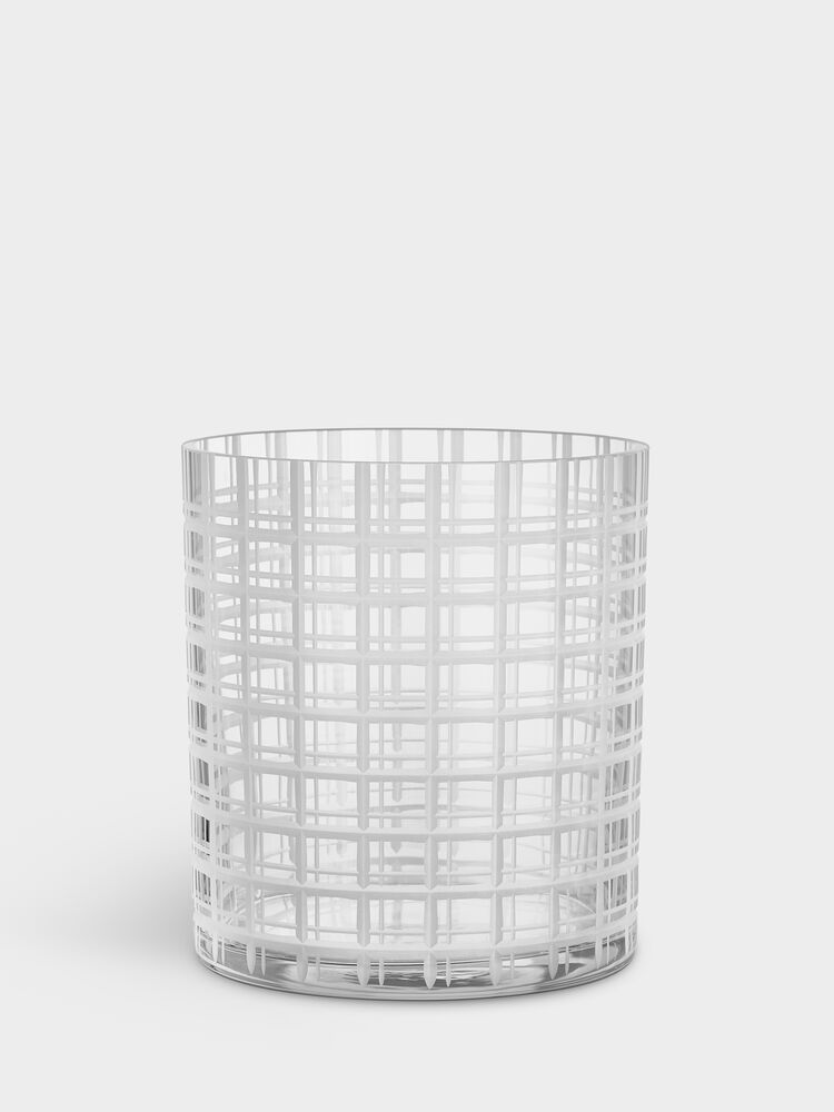 Vase H 200 Mm Checkers