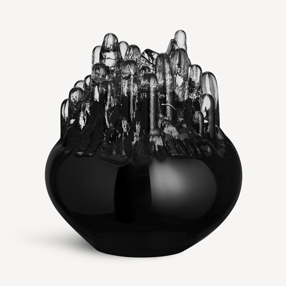 Polar Candleholder Large Black