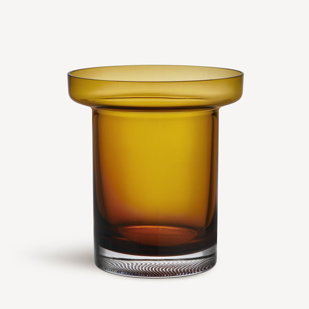 Limelight Tulip Vase Amber H 195Mm