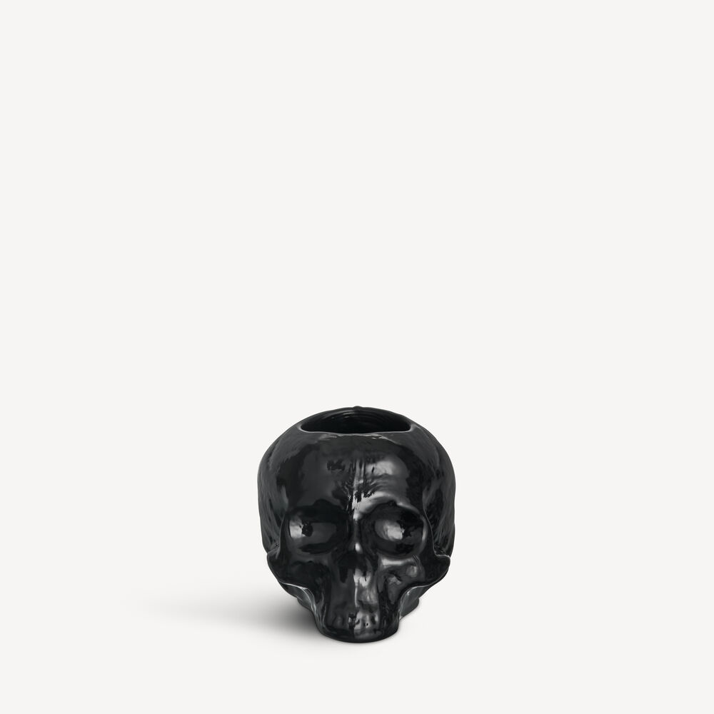 Still Life Skull  Black Votive D 115Mm
