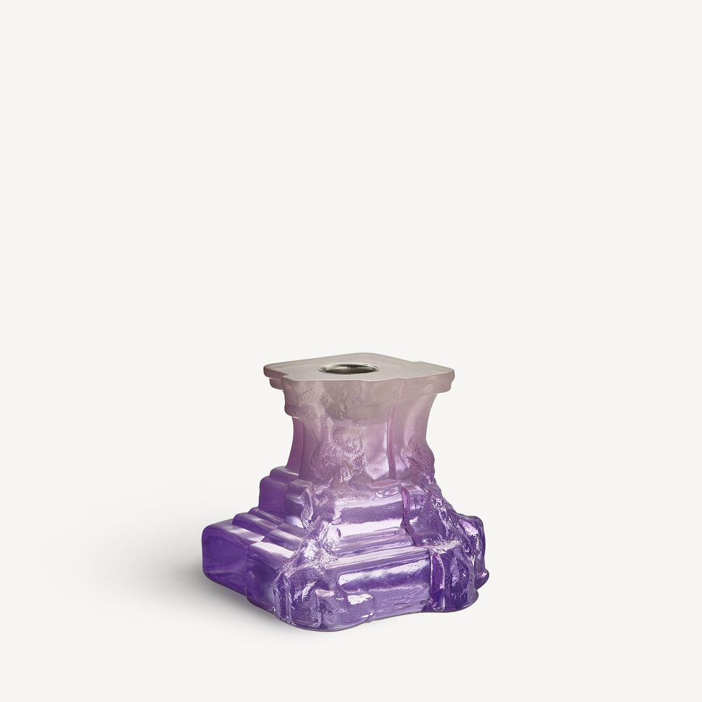 Rocky Barouqe Candlestick Lilac Haze 100Mm