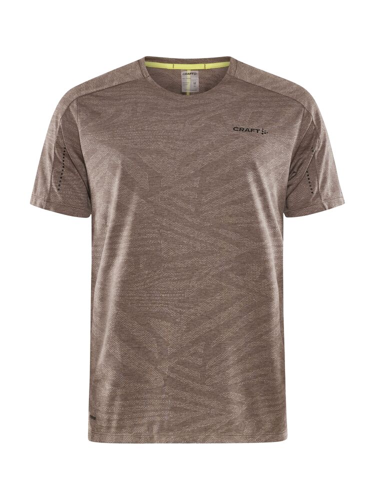 Craft ADV Tone SS Structure Tee M - Dk Clay (retail) [244000] / XS