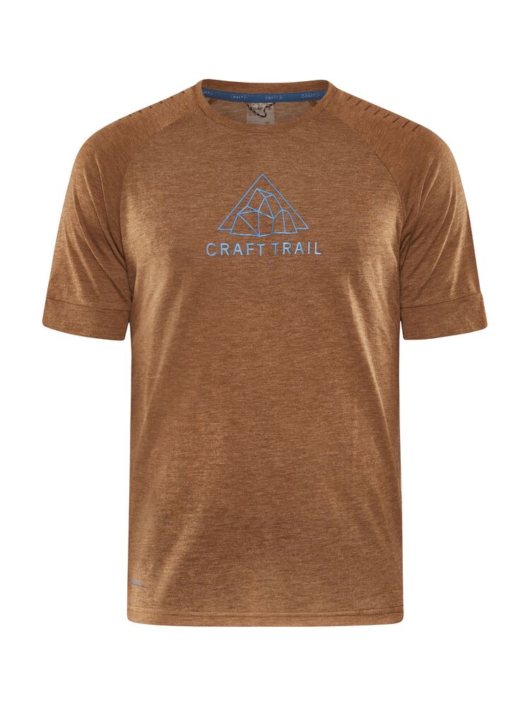 Wool SS Tee M från Craft i Roots-melange